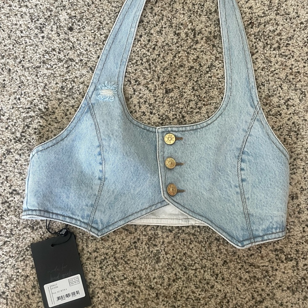 Jagger & Stone Jean Crop Top, never been worn